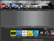Tablet Screenshot of forum.a6klub.pl