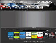 Tablet Screenshot of moto.a6klub.pl